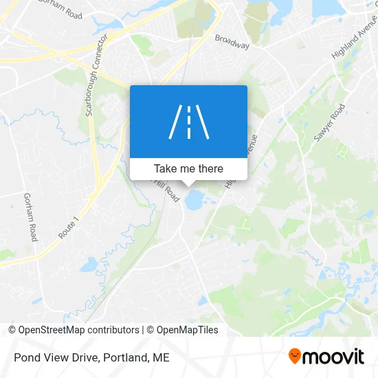 Pond View Drive map