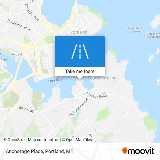 Anchorage Place map