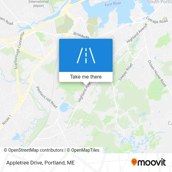 Appletree Drive map