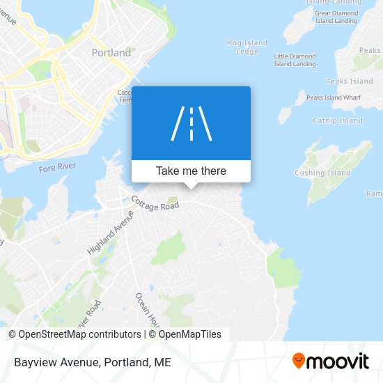 Mapa de Bayview Avenue