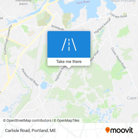 Carlisle Road map