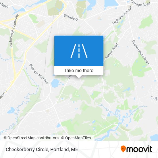 Checkerberry Circle map