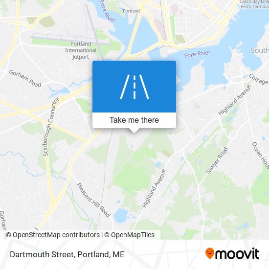 Dartmouth Street map