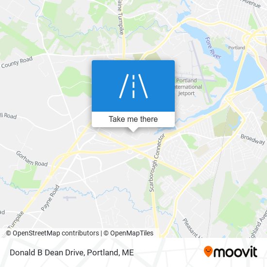 Donald B Dean Drive map