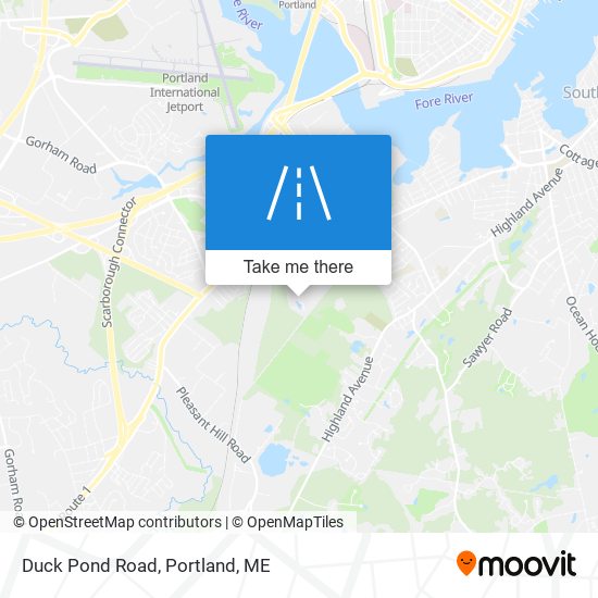 Duck Pond Road map