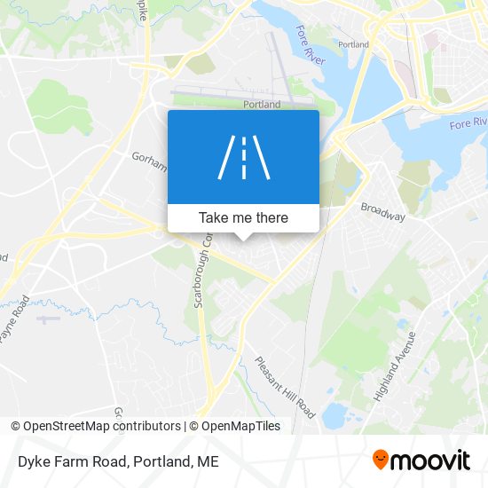 Dyke Farm Road map