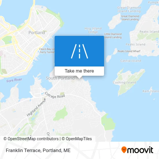 Franklin Terrace map