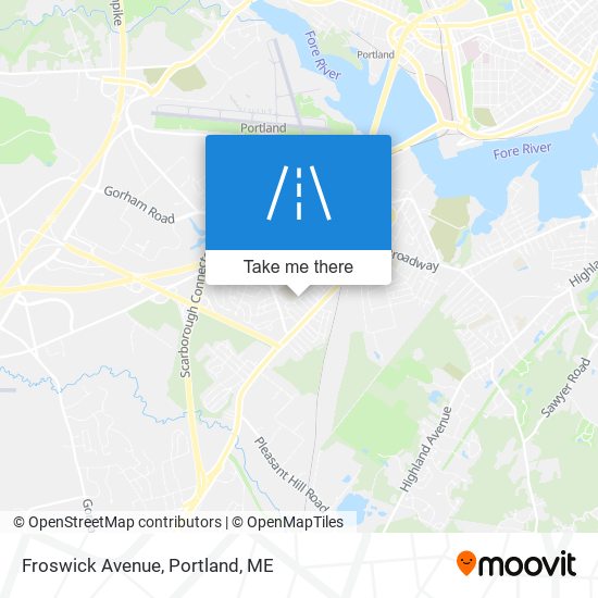 Froswick Avenue map