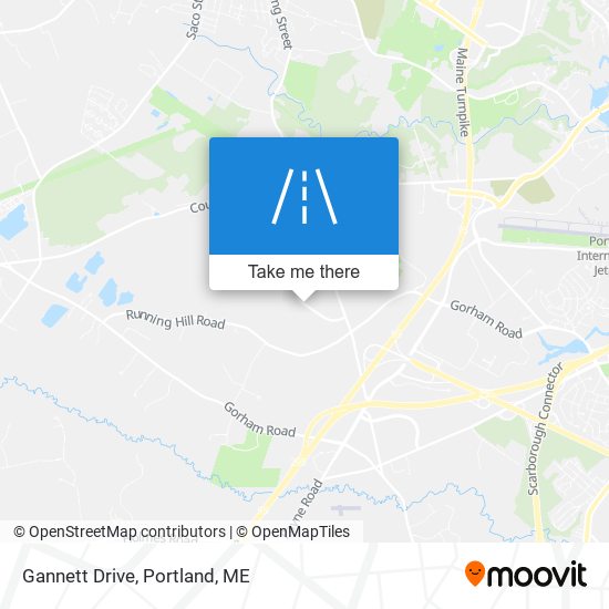 Gannett Drive map