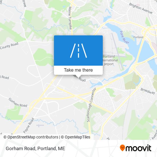Mapa de Gorham Road