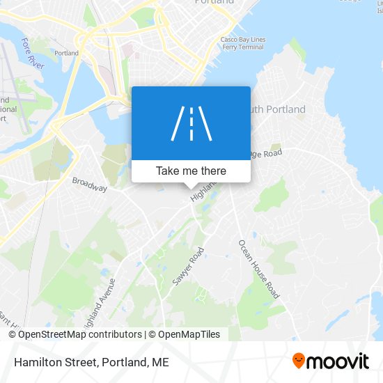 Hamilton Street map