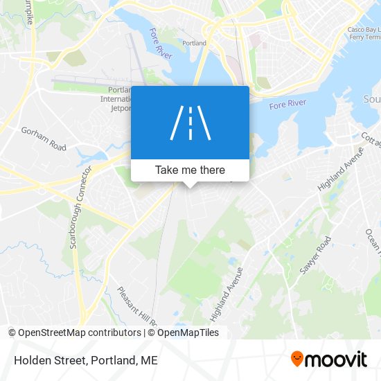 Holden Street map