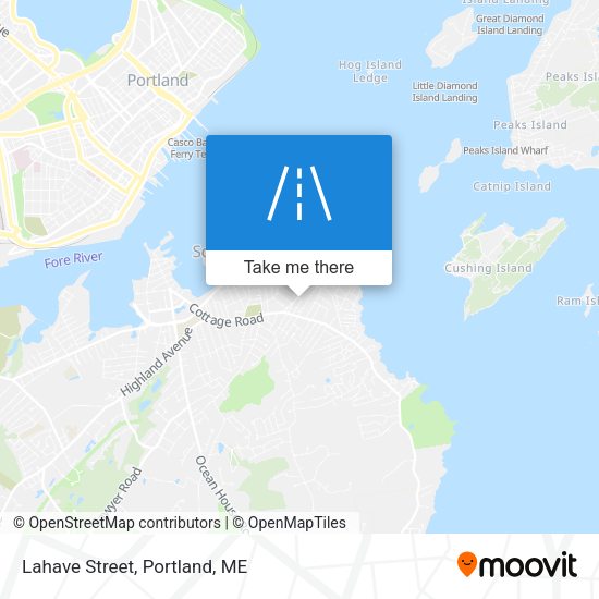 Lahave Street map