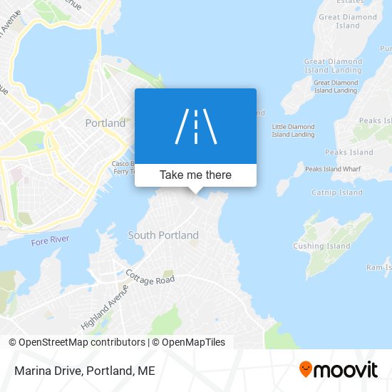 Marina Drive map