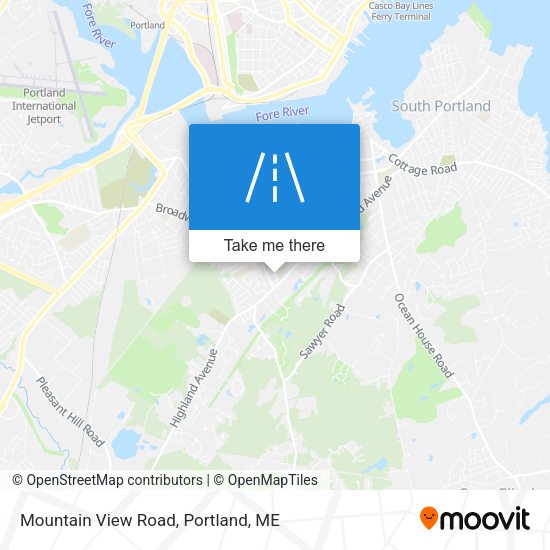 Mapa de Mountain View Road