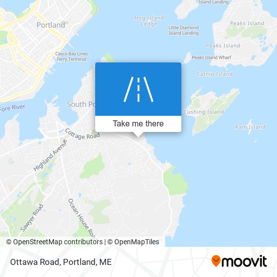 Ottawa Road map
