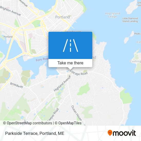 Mapa de Parkside Terrace