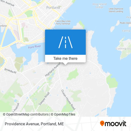 Providence Avenue map