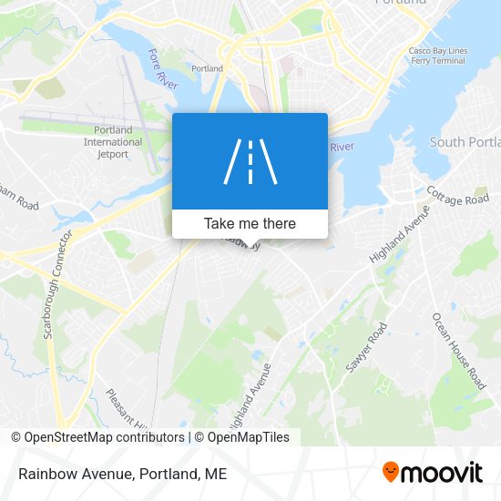 Mapa de Rainbow Avenue