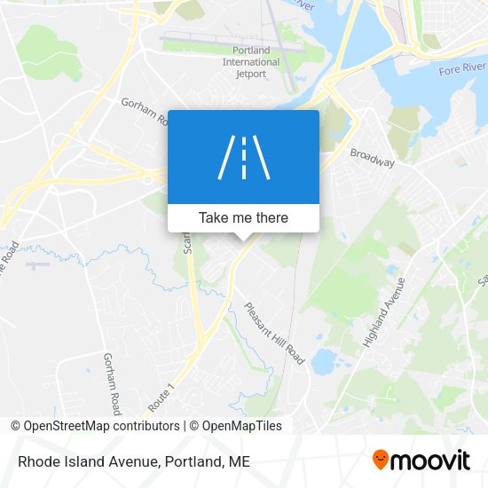 Rhode Island Avenue map