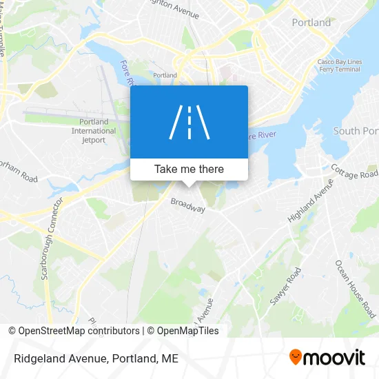 Ridgeland Avenue map