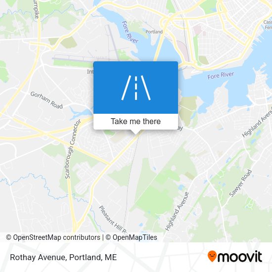 Rothay Avenue map