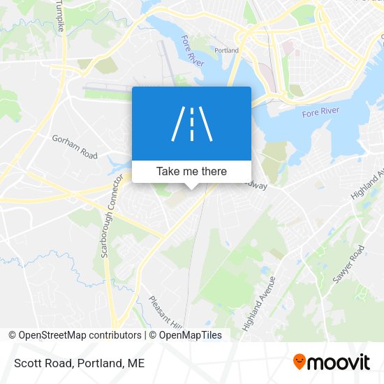 Mapa de Scott Road
