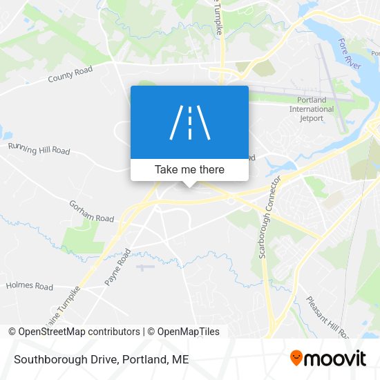 Southborough Drive map