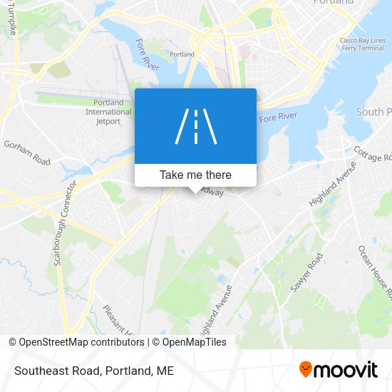Mapa de Southeast Road