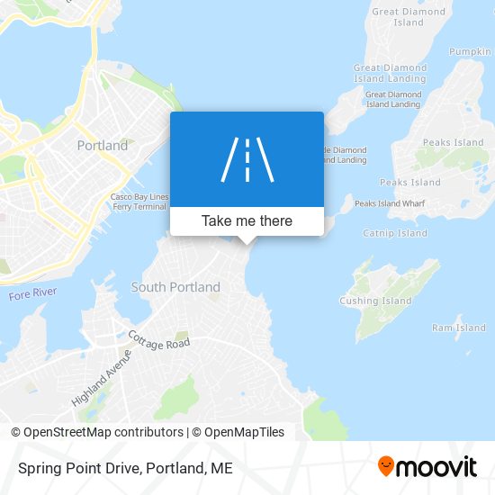 Spring Point Drive map