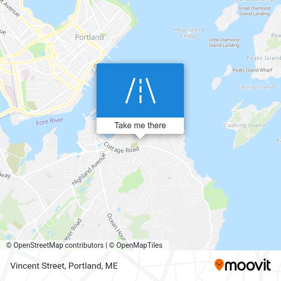 Vincent Street map