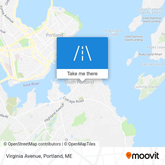 Mapa de Virginia Avenue