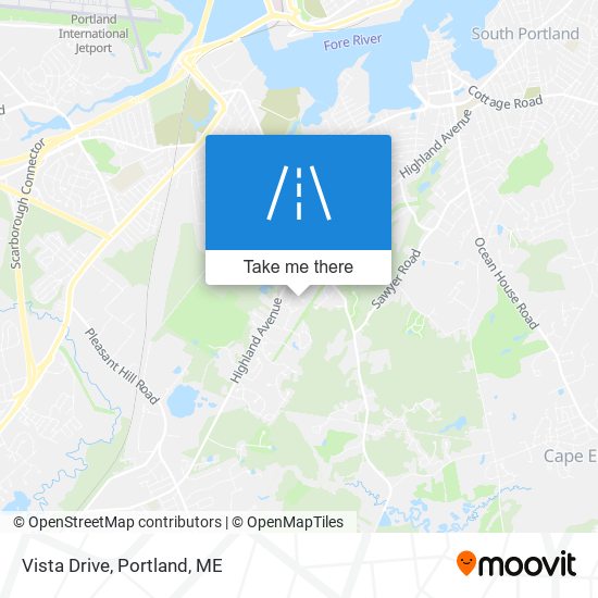 Vista Drive map