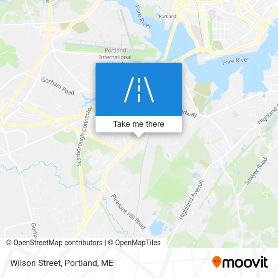 Wilson Street map