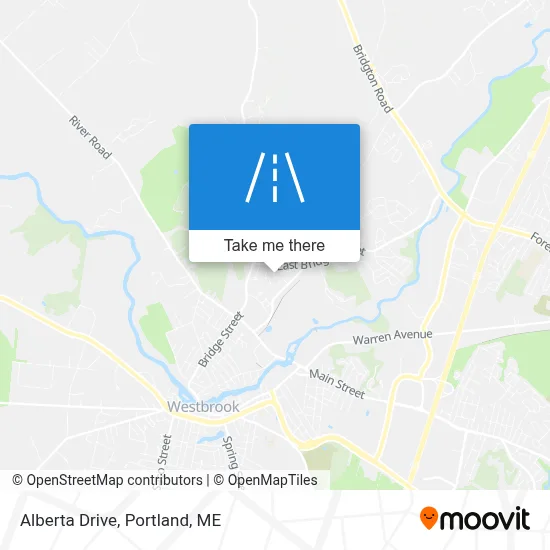 Alberta Drive map
