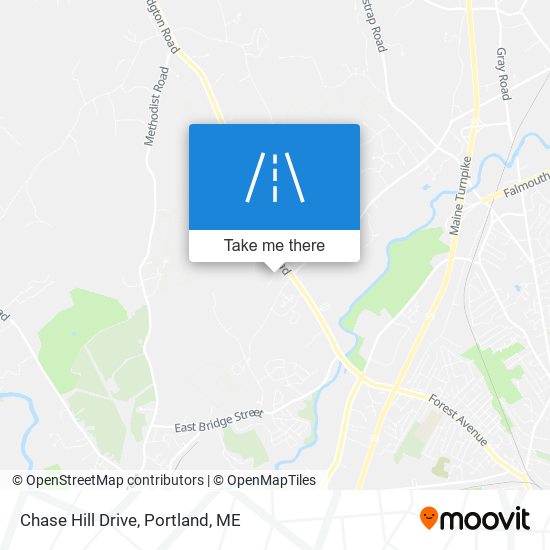 Chase Hill Drive map