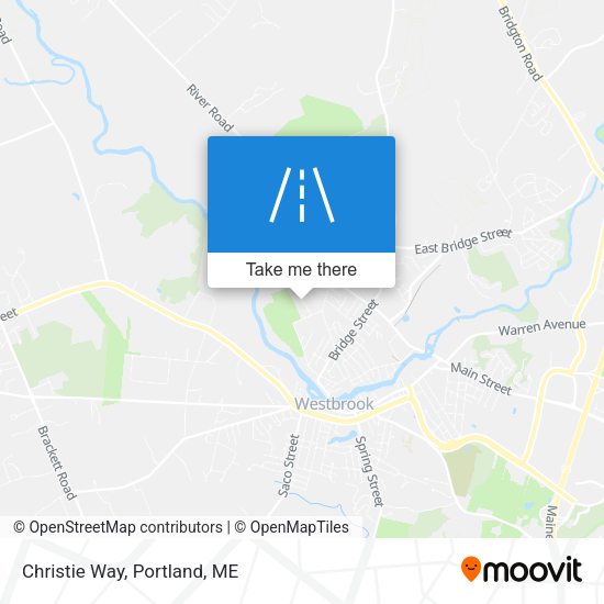 Christie Way map