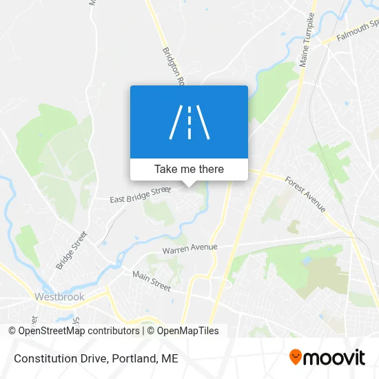 Constitution Drive map