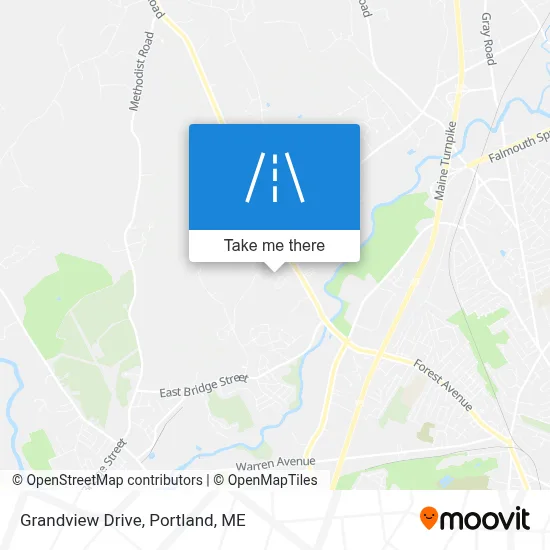 Grandview Drive map
