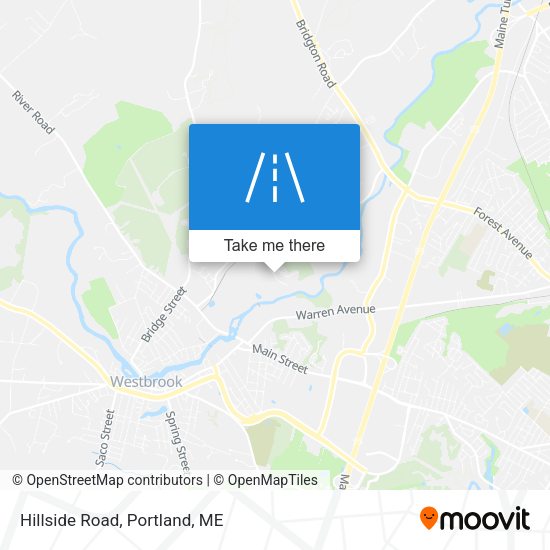 Mapa de Hillside Road