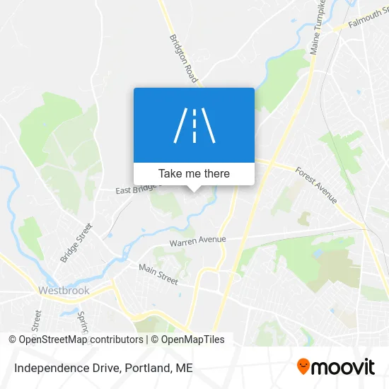 Independence Drive map