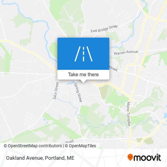 Oakland Avenue map