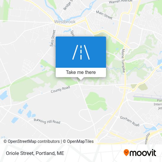 Mapa de Oriole Street