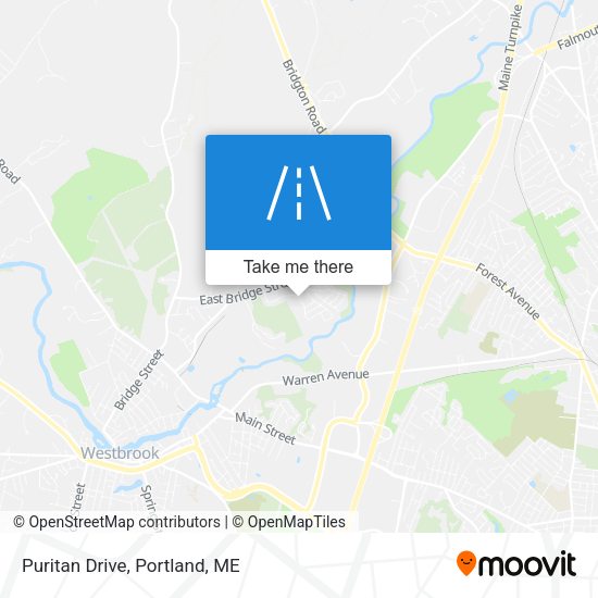 Puritan Drive map