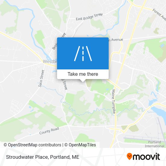 Stroudwater Place map