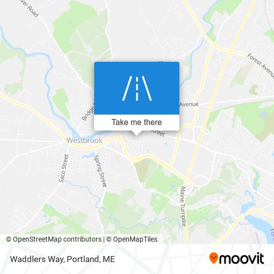 Waddlers Way map