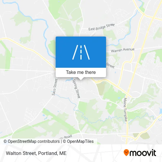 Walton Street map