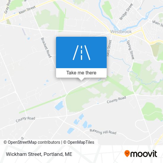 Mapa de Wickham Street