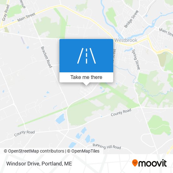 Windsor Drive map