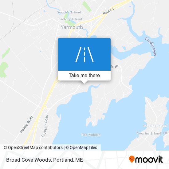 Mapa de Broad Cove Woods